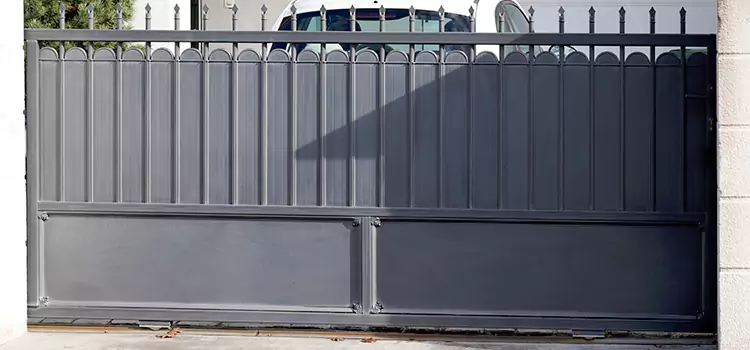 Metal Driveway Gate Installation Linden